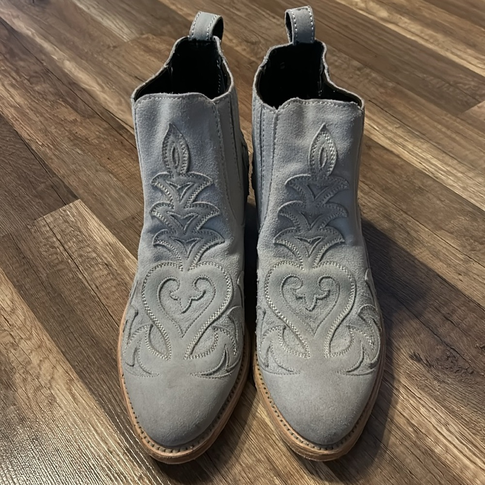 Ice Suede Lark Liberty Black Bootie from No Roots Boots - Picture 2 of 5